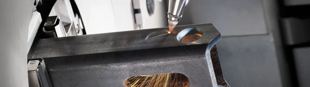 Tube laser cutting metal